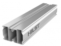 Лага 60х40х4000 мм алюминиевая HILST Professional с 2 доп. ребрами жесткости Лага 60х40х4000 мм алюминиевая HILST Professional с 2 доп. ребрами жесткости