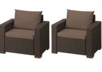 Комплект мебели из двух кресел KETTER California Комплект мебели из двух кресел KETTER California