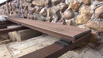 Доска из ДПК шовная 140x25х2800 мм WOOZEN DN25 Доска из ДПК шовная 140x25х2800 мм WOOZEN DN25