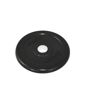 Диск обрезиненный BB-202, d=26 мм, черный, 1,25 кг