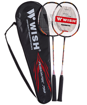 УЦЕНКА Набор для бадминтона Fusiontec 799K (2 ракетки), оранжевый УЦЕНКА Набор для бадминтона Fusiontec 799K (2 ракетки), оранжевый