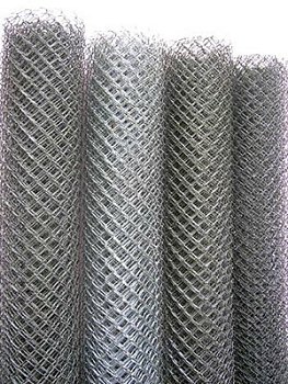 Сетка рабица оцинкованная 50х50 мм d 2,5 мм размер 10х1,5 м
