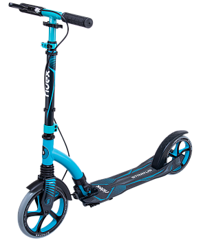 Самокат 2-колесный Stratus 230/200 мм, ручной тормоз, синий Самокат 2-колесный Stratus 230/200 мм, ручной тормоз, синий