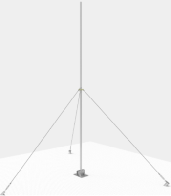 Мачта стальная телескопическая 4м Мачта стальная телескопическая 4м