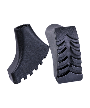 Комплект наконечников для скандинавских палок, 2 шт., чёрный Комплект наконечников для скандинавских палок, 2 шт., чёрный